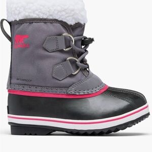 Sorel Kids Yoot Pac Waterproof Snow Boot ~ Size 10 ~ Pulse/Black